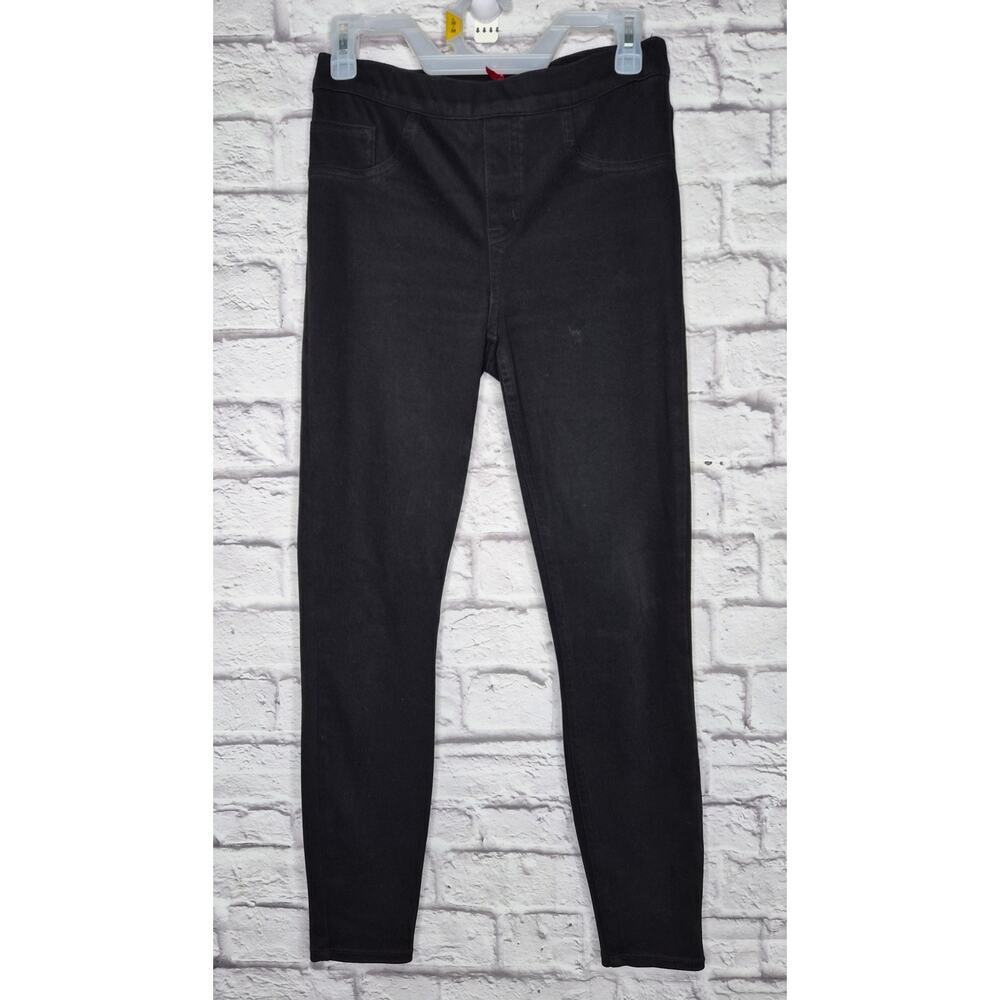 SPANX Jean-ish Ankle Leggings Black Twilight M Medium Shaping Jeggings 20018R